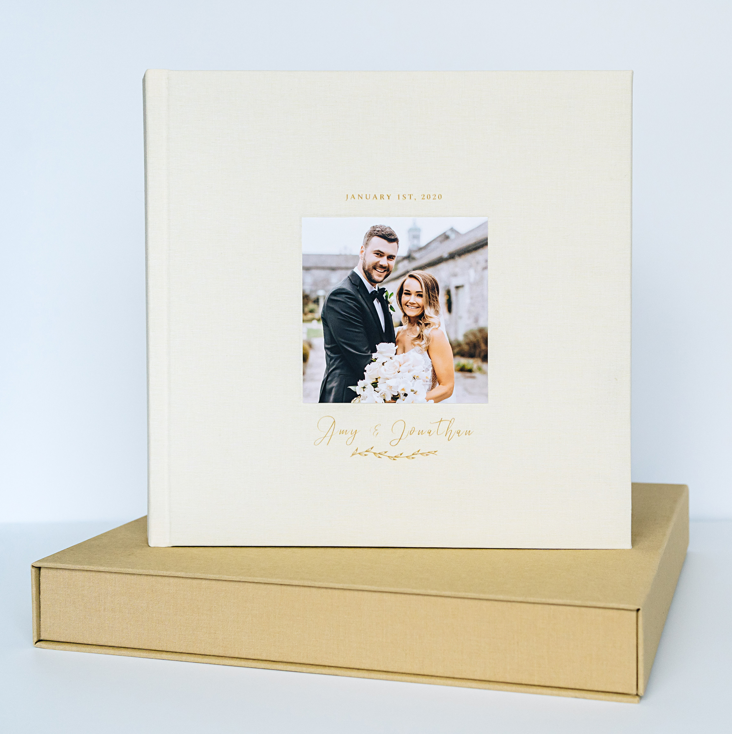 Album di nozze in pelle scamosciata con scatola, album di foto di famiglia  scatola, album di foto di viaggio, album di ritagli e scatola -  Italia
