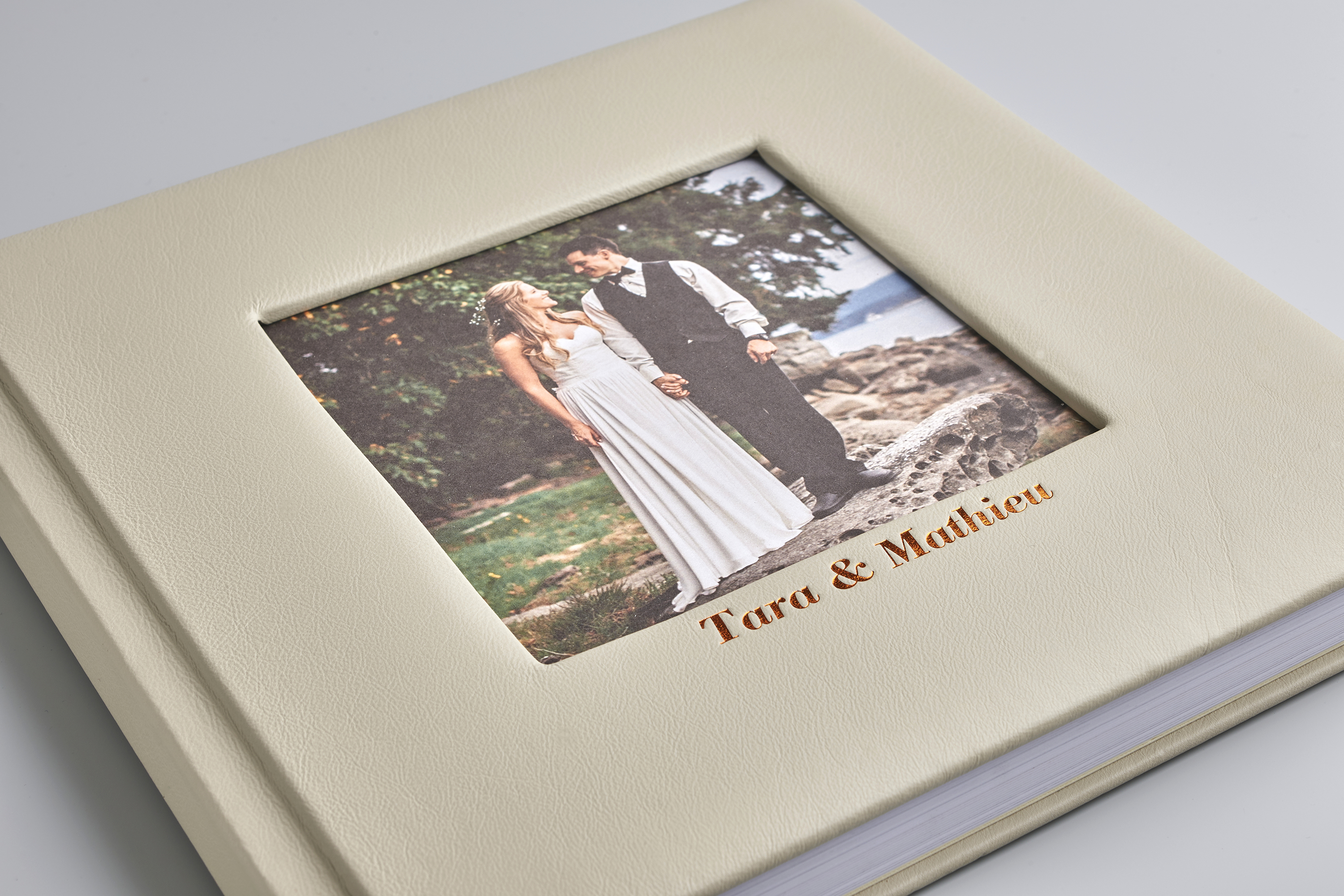 wedding photo album cover