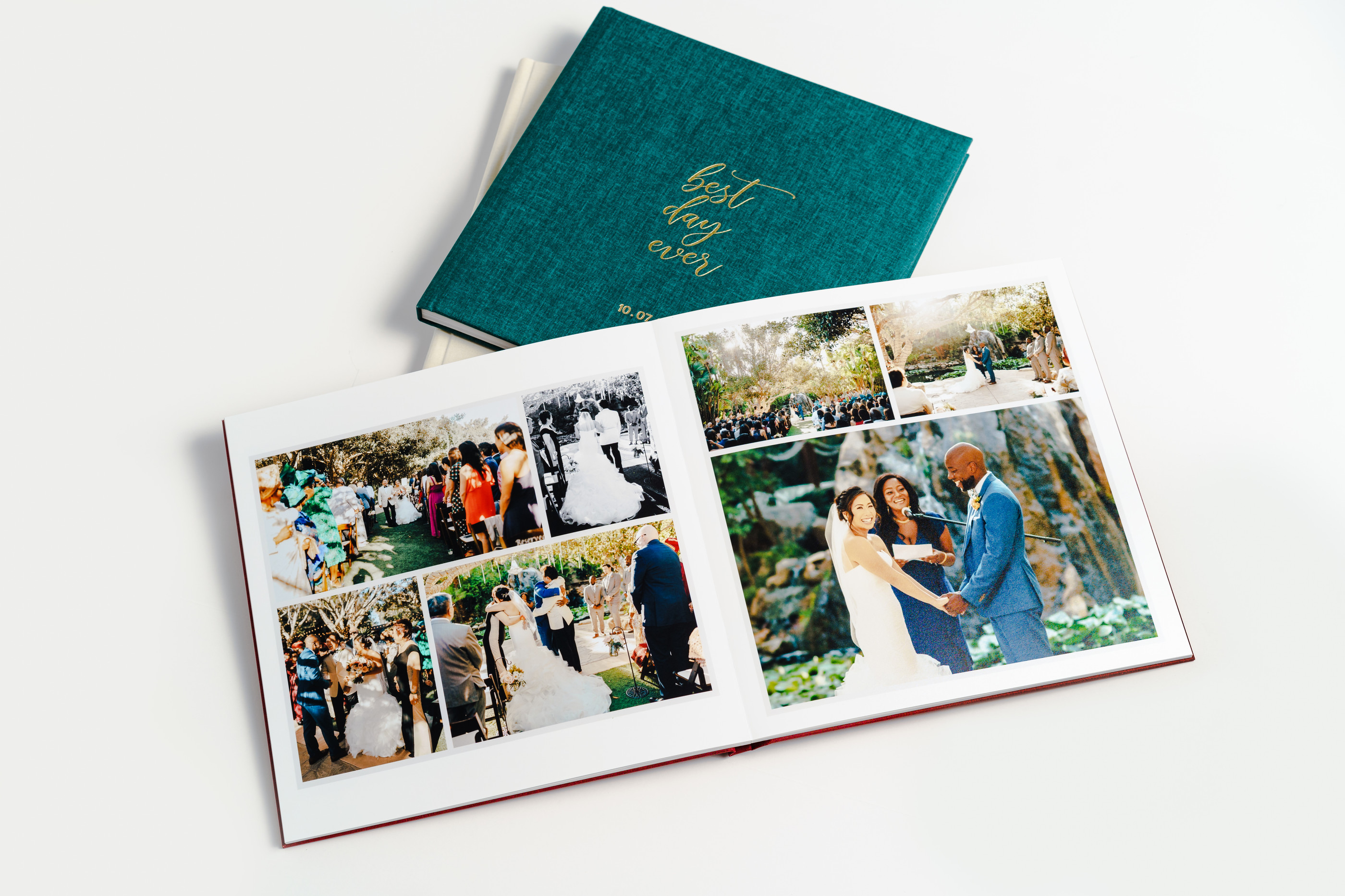 Impresión de álbumes de fotos de boda Layflat