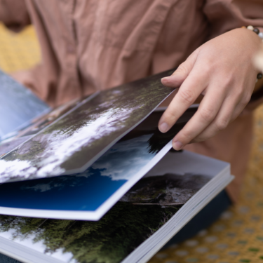 Layflat Travel Photo Book with Linen Cover