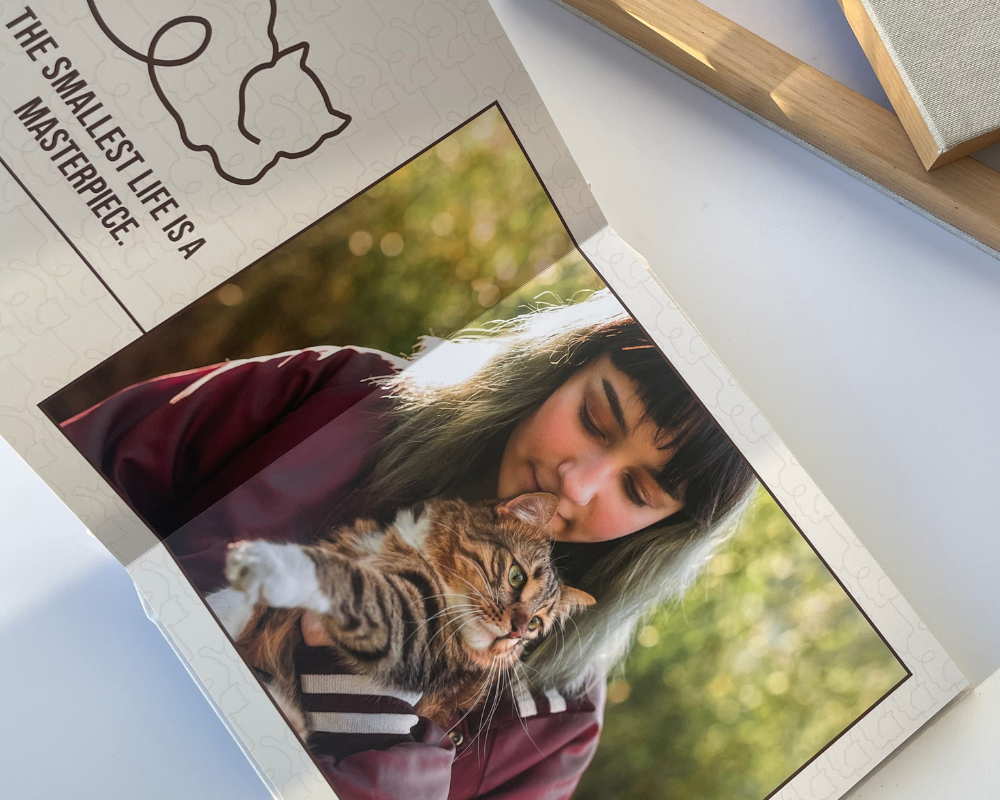 Pet Photo Book Featuring Text & Custom Graphics by PikPerfect