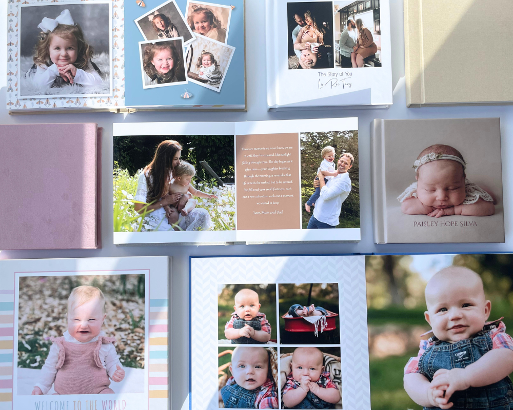 PikPerfect's Baby Photo Albums Featuring Multiple Layouts